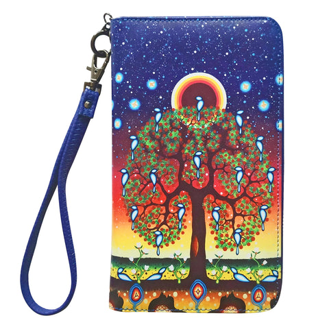James Jacko Tree of Life Travel Wallet - Tricia's Gems