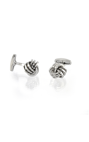 Infinity Knot Cuff Links Stainless Steel | Italgem Steel - Tricia's Gems