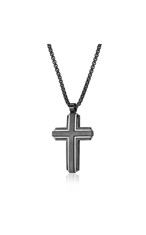Cross Necklace | Italgem Steel - Tricia's Gems