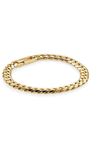 Stainless Steel Curb Link Bracelet | Italgem Steel - Tricia's Gems