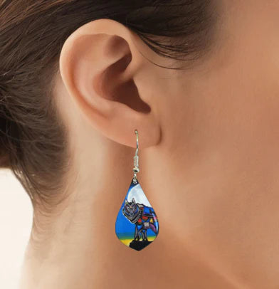 Jessica Somers Wolf Gallery Collection Earrings - Tricia's Gems
