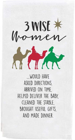 3 Wise Women Tea Towel | Our Name Is Mud - Tricia's Gems