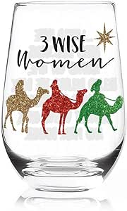 3 Wise Women Stemless Glass | Our Name Is Mud - Tricia's Gems