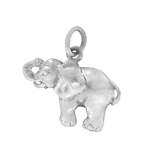 Elephant Charm Sterling Silver Large | Permanent Jewelry - Tricia's Gems