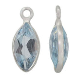 Silver Gemstone Charms | Permanent Jewelry - Tricia's Gems