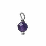 Round Faceted Gemstone Charms | Permanent Jewelry - Tricia's Gems