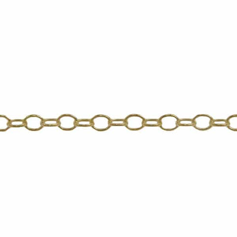 14kt Gold Filled Cable Chain 2.6mm - Tricia's Gems
