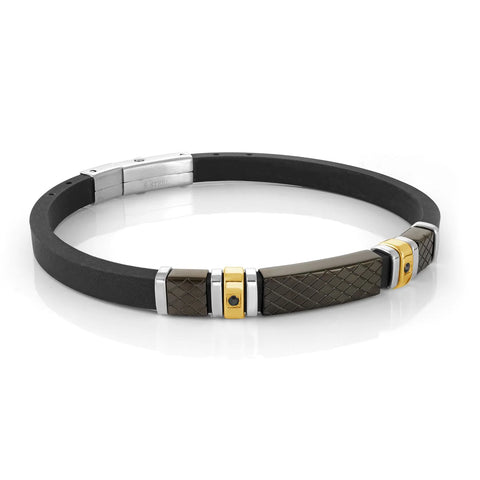 EOS Silicone Bracelet | Italgem Steel - Tricia's Gems
