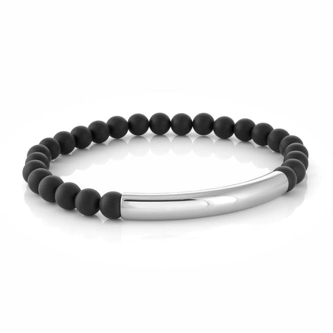 Valko Bead Bracelet | Italgem Steel - Tricia's Gems