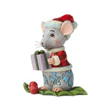 Christmas Mouse Mini Figurine | Jim Shore Heartwood Creek - Tricia's Gems