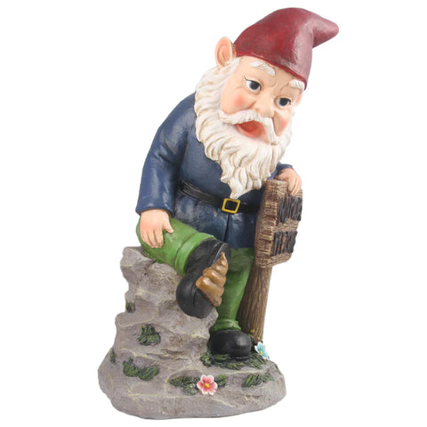 GNOME WITH SIGN - Tricia's Gems