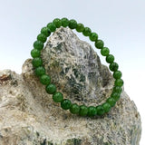 Jade 6mm Bead Bracelet - Tricia's Gems