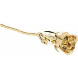 Laquered 24k Gold-Plated Rose - Tricia's Gems