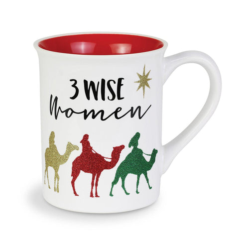 Three Wise Women Glitter Mug | Our Name is Mud - Tricia's Gems