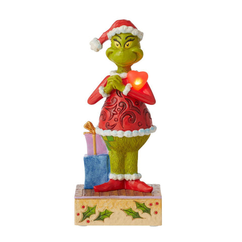 Grinch with Large Red Heart | Jim Shore Dr. Seuss - Tricia's Gems