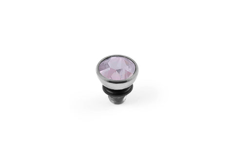 Bottone 5mm Rose Water Opal Top Silver - Tricia's Gems