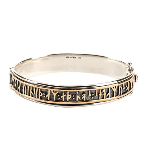 Silver or Bronze Viking Rune Bracelets | Keith Jack - Tricia's Gems