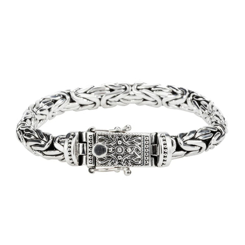 Silver Byzantine Dragon Weave Bracelet | Keith Jack - Tricia's Gems