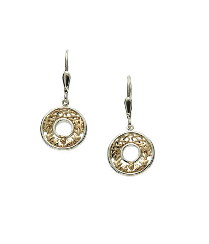 Thistle Leverback Earrings | Keith Jack - Tricia's Gems