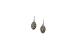 Trinity Leaf Earrings, S/sil with 10k Gold - Tricia's Gems