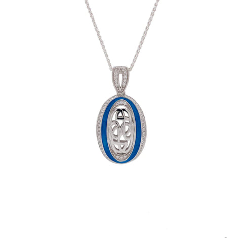 Silver Path Of Life Enamel Pendant | Keith Jack - Tricia's Gems