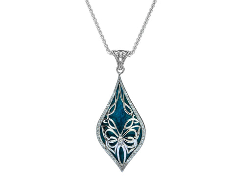 Cocooned Butterfly Small Pendant  | Keith Jack - Tricia's Gems