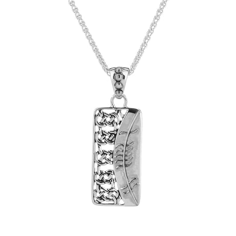 Ogham Pendants Silver or Silver/Gold | Keith Jack - Tricia's Gems