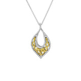 Silver And 10k Yellow Or Rose Gold Love's Chalice Pendant | Keith Jack - Tricia's Gems