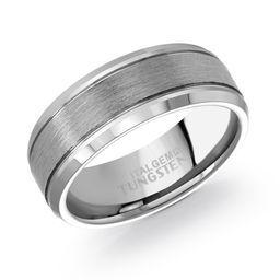 Aziel Ring Tungsten Carbide | Italgem Steel - Tricia's Gems