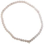 Gemstone 3mm Round Bracelet - Rose Quartz - Tricia's Gems