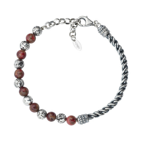 Braided Lava Stone Bracelet - Tricia's Gems