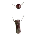 Layered Bead and Point Necklaces - Garnet - Tricia's Gems