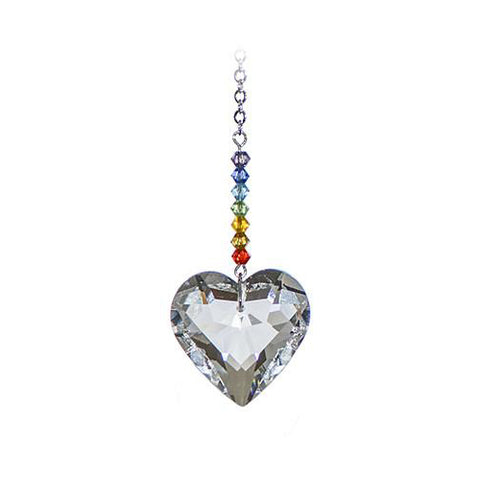 Large Crystals Suncatchers – Rainbow (Chakra) - Tricia's Gems