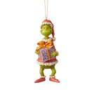 Grinch and Present Ornament | Grinch by Jim Shore - Tricia's Gems