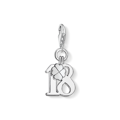 Charm Pendant Lucky Number 18 | Thomas Sabo - Tricia's Gems