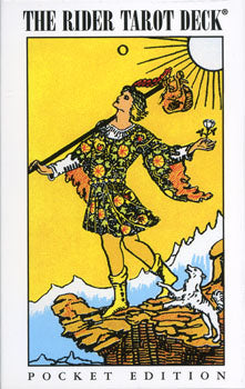 Rider-Waite Tarot Pocket Edition tarot card deck with classic artwork