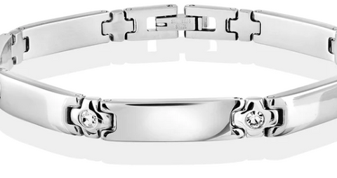 Semi Rigid Stainless Steel Bracelet | Italgem Steel - Tricia's Gems