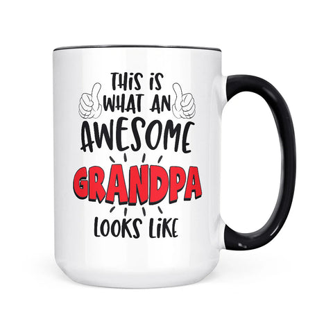 Awesome Grandpa Coffee Mug Funny Grandpa Gift
