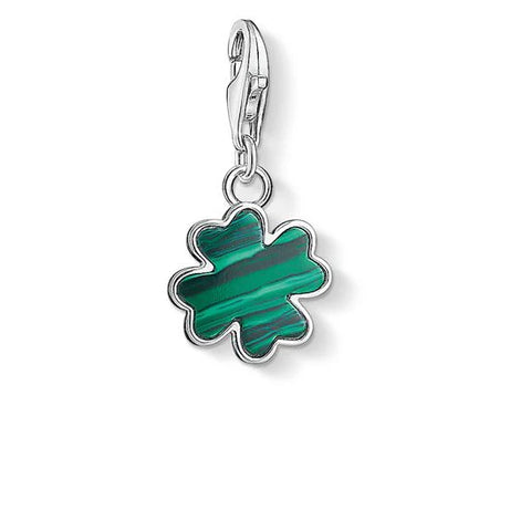 Thomas Sabo Charm Pendant Green Cloverleaf | Retired