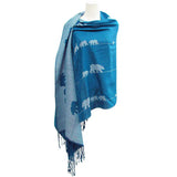 Jon Rombough Polar Bear Reversible Shawl - Tricia's Gems