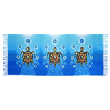 James Jacko Medicine Turtle Eco-Shawl made from 100% recycled plastic bottles – Indigenous design symbolizing healing, protection, and harmony with Earth.