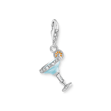 Charm Pendant Blue Cocktail Glass Silver | Thomas Sabo - Tricia's Gems