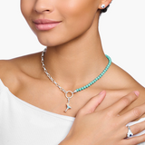 Charm Pendant Blue Cocktail Glass Silver | Thomas Sabo - Tricia's Gems