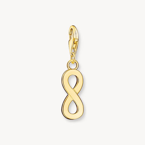 Charm Pendant Infinity Yellow Gold Plated | Thomas Sabo