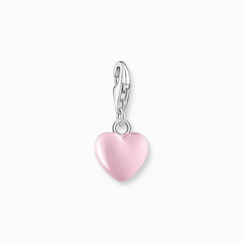 Charm Pendant Pink Heart Silver | Thomas Sabo - Tricia's Gems