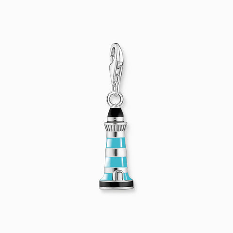 Turquoise Light House Pendant Charm Silver | Thomas Sabo - Tricia's Gems
