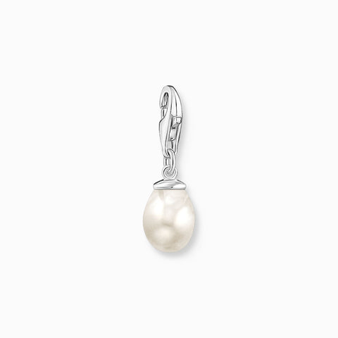 Charm Pendant with White Pearl - Tricia's Gems