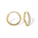 Gemstone Hoops 17.5mm | Italgem Steel - Tricia's Gems