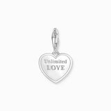 Charm Pendant Best Mom Pink Heart Silver | Thomas Sabo - Tricia's Gems
