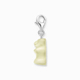 Silver Charm Pendant Goldbears In White | Thomas Sabo - Tricia's Gems